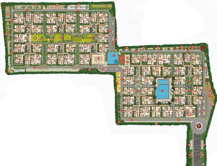 Master Plan of Neeladri Sarovaram in Varthur, Bangalore - Image 138866