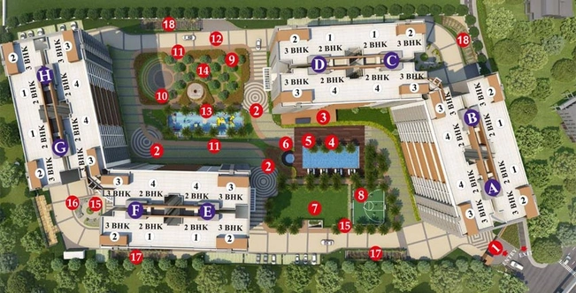 Master Plan of Pride Enchanta in Mysore Road, Bangalore - Image 138933
