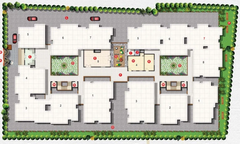 Master Plan of Sree Jingle Heights in Horamavu, Bangalore - Image 139009