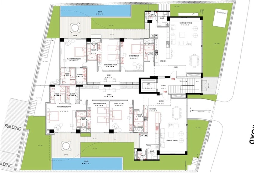 Master Plan of Total Lost in the Greens in Seshadripuram, Bangalore - Image 139022