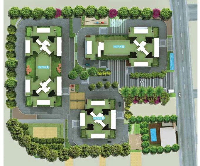 Master Plan of Vasathi Avante in Rachenahalli, Bangalore - Image 139016