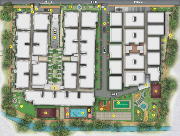 Master Plan of LVS Gardenia in KR Puram, Bangalore - Image 139033