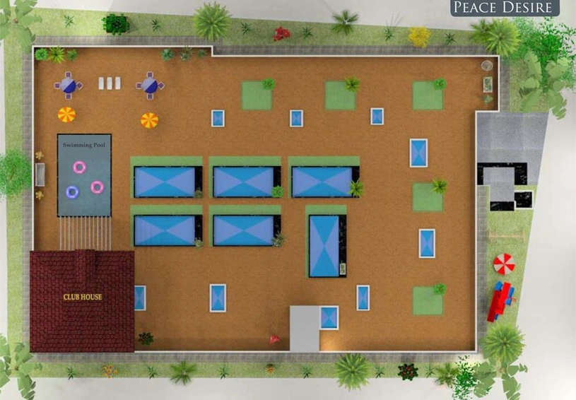 Master Plan of A Peace Desire in Nagarbhavi, Bangalore - Image 139059