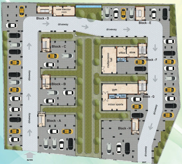 Master Plan of Abhinitha Vikas Vibhav in Gerugambakkam, Chennai - Image 139067