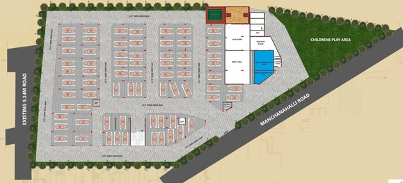 Master Plan of Yuva Sunrise in Attibele, Bangalore - Image 139091