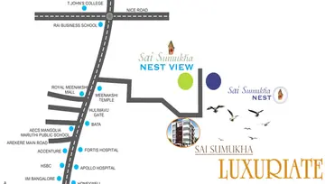 Location of Sai Sumukha Luxuriate - Image 139103