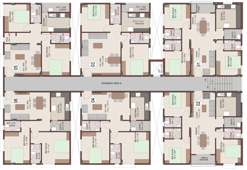 Floor Plan of Shubh Labh in Haralur, Bangalore - Image 139125