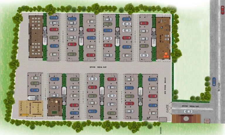Master Plan of Colorhomes County in Iyyappanthangal, Chennai - Image 139153