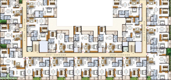 Floor Plan of Expat Vida in Chandapura, Bangalore - Image 142497