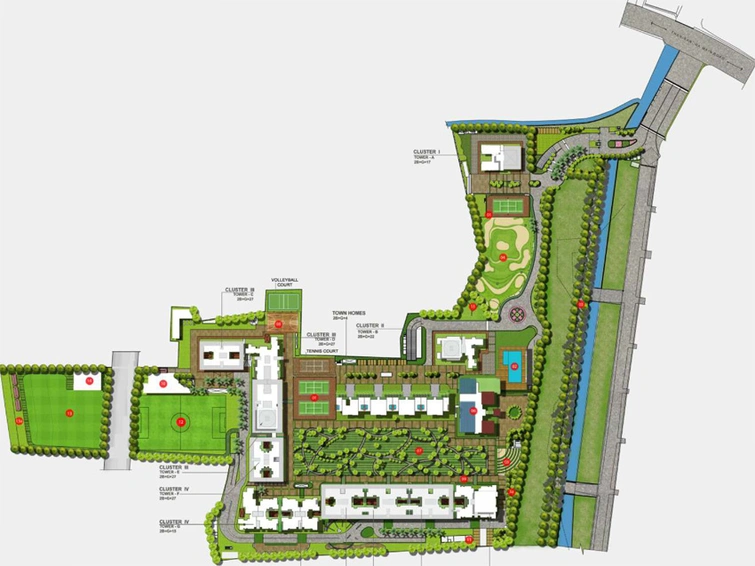 Master Plan of G Crop The Icon in Thanisandra, Bangalore - Image 142502