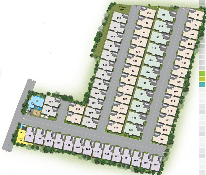 Master Plan of Gitanjali Honey Pool in Whitefield, Bangalore - Image 142208