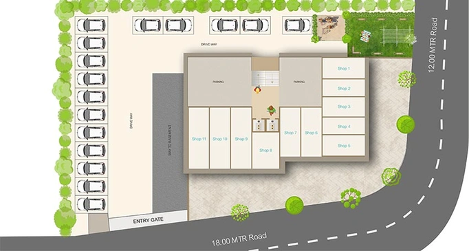 Master Plan of Divine Lakemont in Chhani, Vadodara - Image 93061