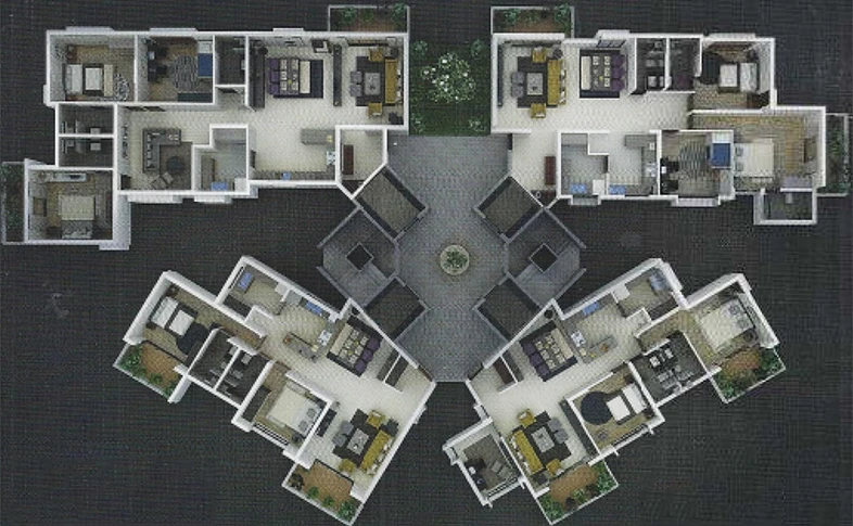 Floor Plan of Maya Indradhanush in Talaghattapura, Bangalore - Image 142228