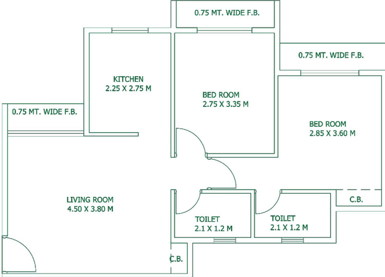 1 BHK Flat in Marvel Sai Shanti Park in Panvel, Navi Mumbai - Image 807206