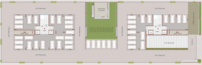 Master Plan of Pooja Heights in Lambha, Ahmedabad - Image 93373
