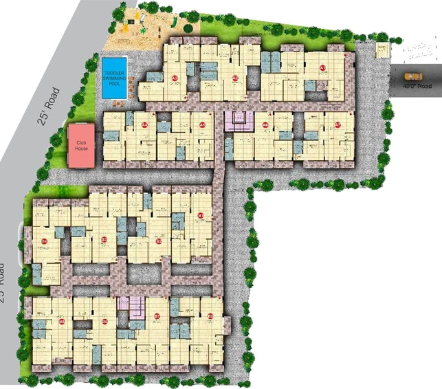 Master Plan of A Peace Le Grand Park View in Rajarajeshwari Nagar, Bangalore - Image 139474