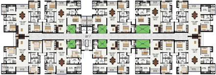 Floor Plan of Sugal & Damani Lake Side 2 in Puzhal, Chennai - Image 139508