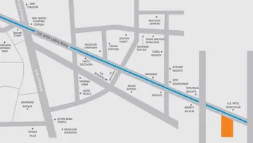 Location of Aadinath Swapna Shrusti - Image 93181