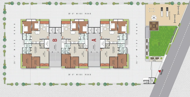 Master Plan of Aadinath Swapna Shrusti in Bhimrad, Surat - Image 93183