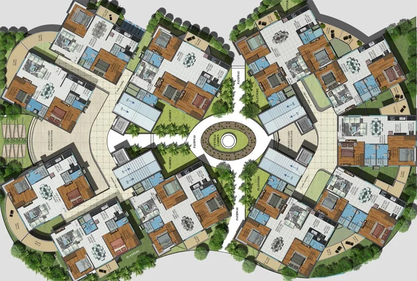 Floor Plan of Candeur Carlisle in Narayanapura, Bangalore - Image 139580