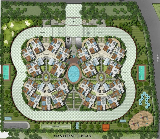 Master Plan of Candeur Carlisle in Narayanapura, Bangalore - Image 139582