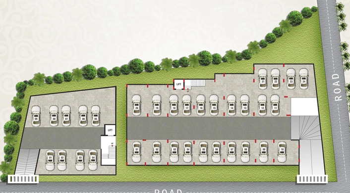 Master Plan of SNR Mayfair in Haralur, Bangalore - Image 139604