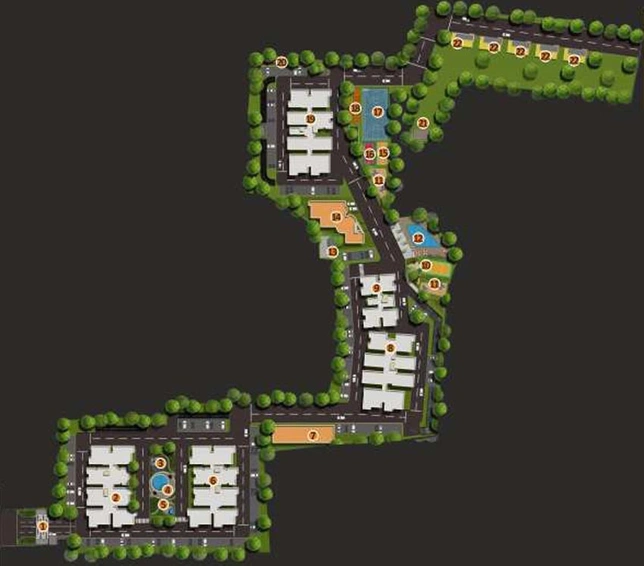 Master Plan of Candeur Landmark in Gunjur Palya, Bangalore - Image 139636