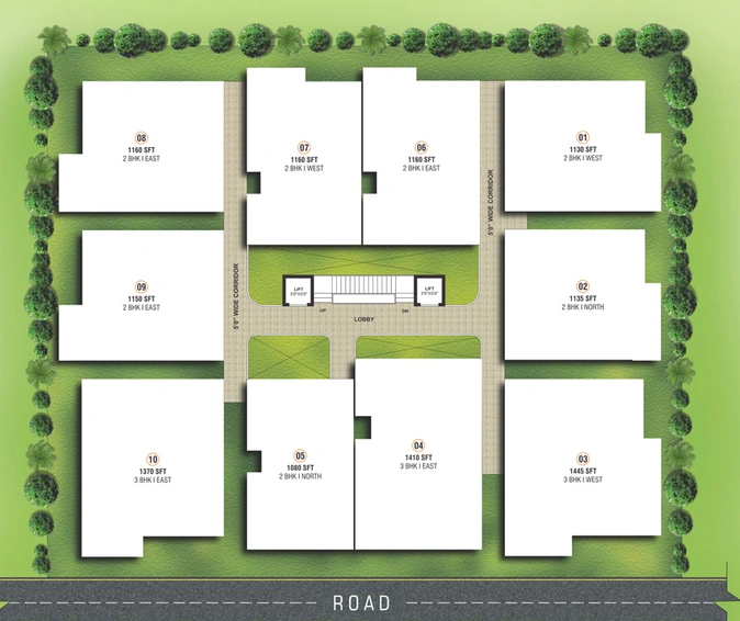 Master Plan of SNR White Petals in Whitefield, Bangalore - Image 139644