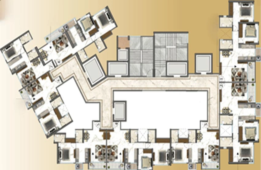 Floor Plan of Akshay Avneesh Imperium in Mulund East, Mumbai - Image 139673