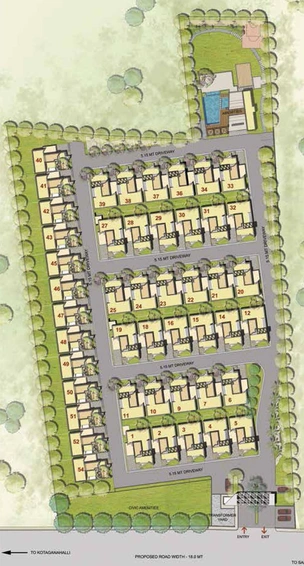 Master Plan of Casagrand Esmeralda in Sarjapur, Bangalore - Image 139728