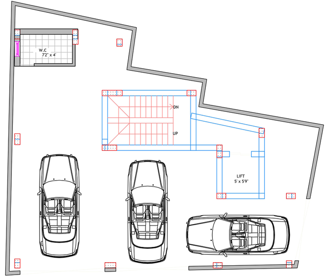 Master Plan of Pilco Ashiyana Apartment in T Nagar, Chennai - Image 139860