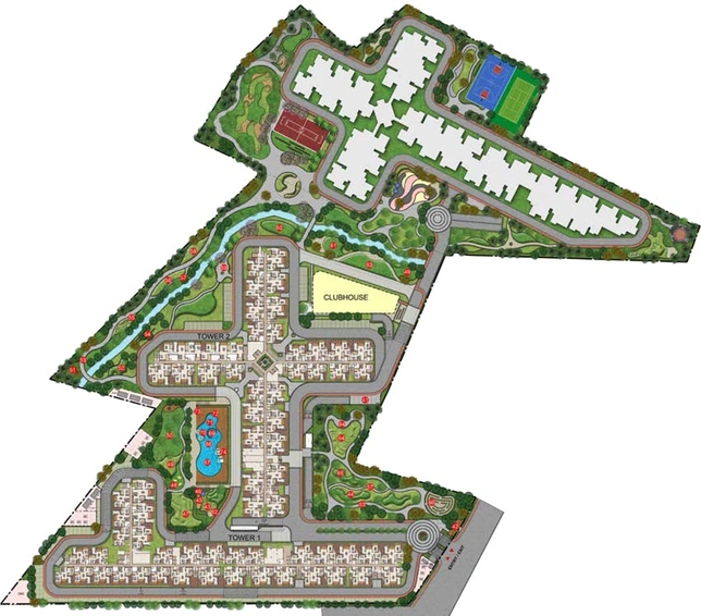 Master Plan of Casagrand Vivacity in Chikkanagamangala, Bangalore - Image 139873