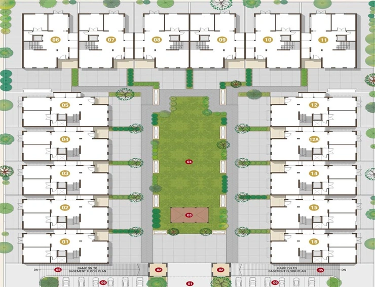 Master Plan of Everest Aastha Grandeur in Shilaj, Ahmedabad - Image 139986