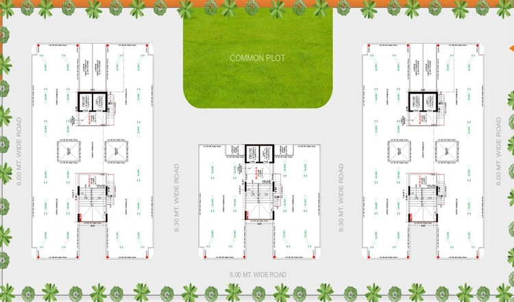 Master Plan of Swaminarayan Altezza Pros in Kathwada, Ahmedabad - Image 139995