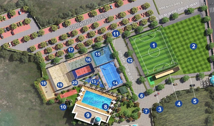 Master Plan of Arihant Sports City in Taloja, Navi Mumbai - Image 140026