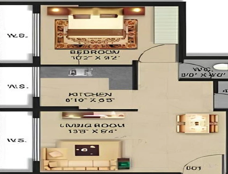 1 BHK Flat in Earth Sai Palacia in Taloja, Navi Mumbai - Image 807474