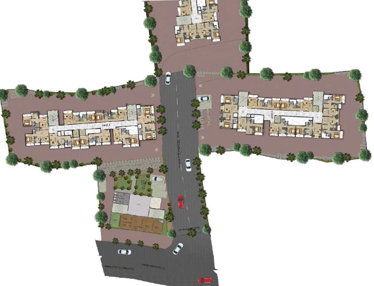 Master Plan of Earth Sai Palacia in Taloja, Navi Mumbai - Image 140079
