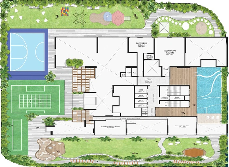 Master Plan of Gajra Bhoomi Serenity in Kharghar, Navi Mumbai - Image 140108