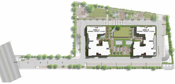 Master Plan of Columbia Serene Amara in Chowdenahalli, Bangalore - Image 140099