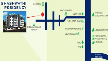 Location of Shashwathi Residency - Image 140165