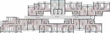 Floor Plan of SM Elite in Taloja, Navi Mumbai - Image 140430