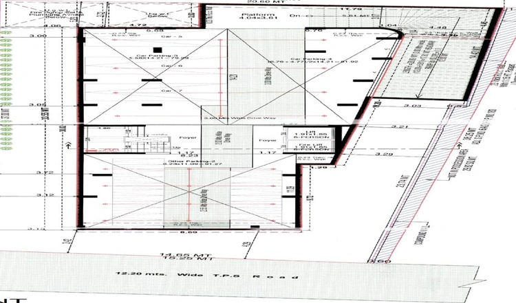 Master Plan of Aashirvad Bhagyalaxmi Apartment in Vasna, Ahmedabad - Image 140490