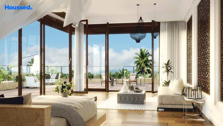 Living Room of Sun Sol Banyan Grande in Candolim, Goa - Image 140506