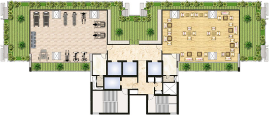 Floor Plan of Akshar One in Sanpada, Navi Mumbai - Image 34960