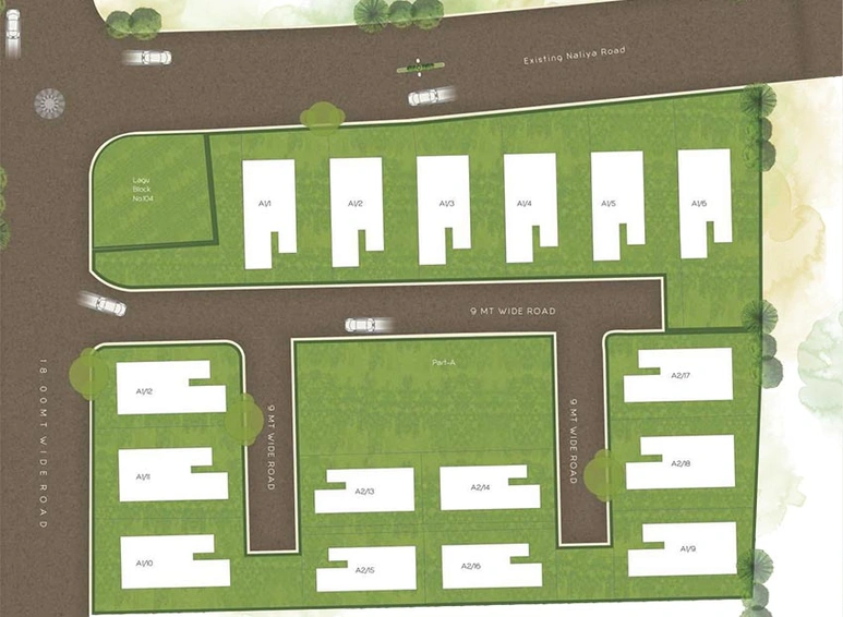 Master Plan of Keizer De Elegante Villa in Gotri, Vadodara - Image 93306