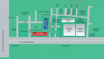 Location of Manjeera Majestic Homes - Image 142190