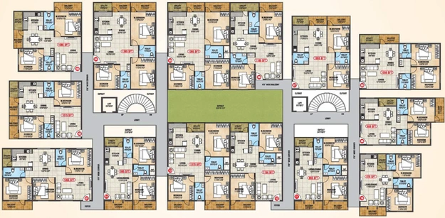 Floor Plan of Sovereign Sri Nilaya in Sarjapur, Bangalore - Image 142820