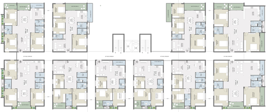 Floor Plan of Chilcon Mayan in Neknampur, Hyderabad - Image 142398