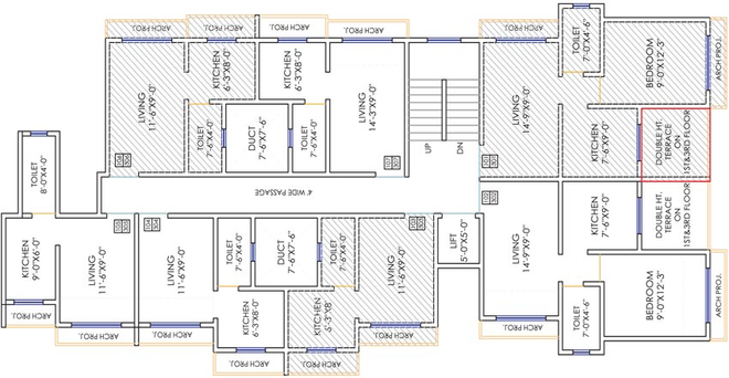 Floor Plan of Anant Apartment in Alyali, Palghar - Image 142542