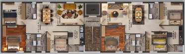 Floor Plan of Doyen Ascent Cardinal in Serilingampally, Hyderabad - Image 142480